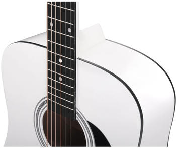 Classic Cantabile Westerngitarre Starter-Set inkl. 5-teiligem Zubehörset weiß (WS-10WH-Set)