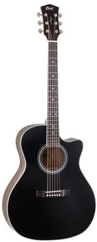 Cort Westerngitarre PURE-GA Black Satin Top