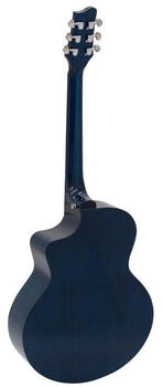 Dimavery STW-90 Westerngitarre crystal blue – Dimavery STW-90 Westerngitarre crystal blue - Klangvolle Eleganz für Ihre musikalische Reise