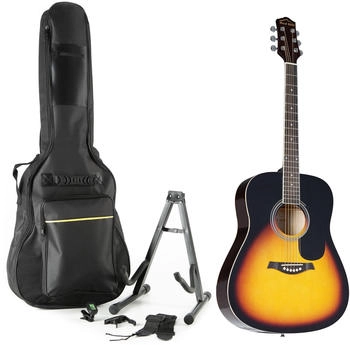 Red Hill Akustikgitarre Anfänger-Set Red Hill D-1 SB - Set