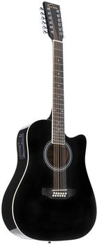 Red Hill 12 saitige Akustikgitarre Red Hill AF-8 12-String Black