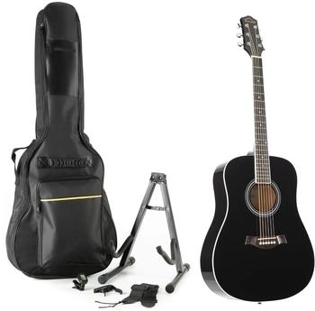 Red Hill Akustikgitarre Anfänger-Set Red Hill D-1 BK - Set