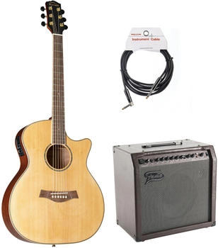 Red Hill Akustikgitarre Anfänger-Set Red Hill CF-720C EQ Set 2