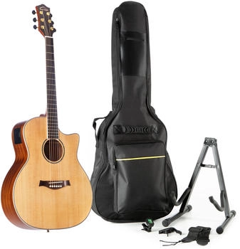 Red Hill Akustikgitarre Anfänger-Set Red Hill CF-720C EQ Set 1