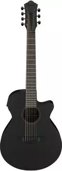 Ibanez AEG721 Akustikgitarre 7-saitig, Single-Cutaway, Black Out (AEG721-BOT)