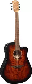 LAG Tramontane T70DCE Dreadnought Cutaway Westerngitarre Sunburst (T70DCE-B&B)