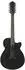 Ibanez AEG1221 12-saitige Elektro-Akustikgitarre, Black Out (AEG1221-BOT)