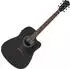 Ibanez V44CE Akustikgitarre Cutaway 6-saitig Weathered Black Open Pore (V44CE-WK)