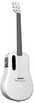 Lava Music ME 3 Akustikgitarre 36 Zoll Carbonfaser weiß mit Spacebag (me3-36wh)
