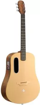 Lava Music ME4 Spruce Gitarre 41 Zoll, woodgrain brown, mit Airflow Bag