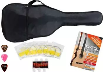 Classic Cantabile 5-teiliges Zubehörset für 3/4 Konzertgitarre (00029535)