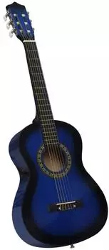 vidaXL Klassikgitarre für Kinder mit Tasche, blau, 1/2 34" (3055603)