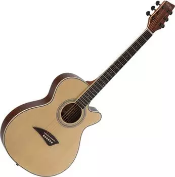 Rocktile WSC-50C-NT Slim Line Concert Westerngitarre Natural Cutaway (00102424)