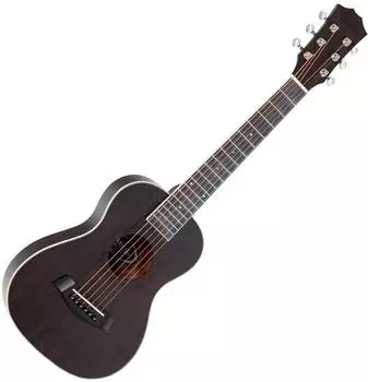 Rocktile Guitarlele Travel-Gitarre, schwarz, 6 Stahlsaiten (00070582)