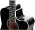 Classic Cantabile WS-10-CE Westerngitarre Dreadnought Cutaway mit Tonabnehmer, Starter-Set, schwarz (00039176)