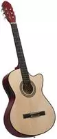 vidaXL Westerngitarre Cutaway mit Equalizer und 6 Saiten