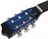 vidaXL Westerngitarre Cutaway 6 Saiten blau-schattiert 38