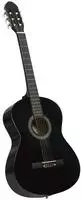 vidaXL Klassikgitarre f&uuml;r Anf&auml;nger Schwarz 4/4 39" Lindenholz