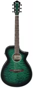 Ibanez AEWC16QA-TEH Westerngitarre Transparent Emerald Burst (AEWC16QA-TEH)