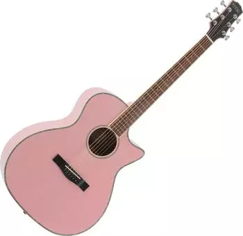 Rocktile WSC-150C Akustik-Westerngitarre Grand Auditorium Cutaway, pink (00102421)