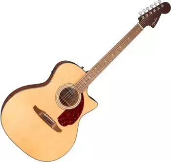 Fender California Deluxe Newporter CE Dreadnought Elektro-Akustikgitarre, natur (0974690521)