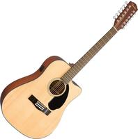 Fender CD-60SCE-12 NAT 12-saitige Western Gitarre, Natur