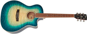 Cort GA-QF CBB Coral Blue Burst