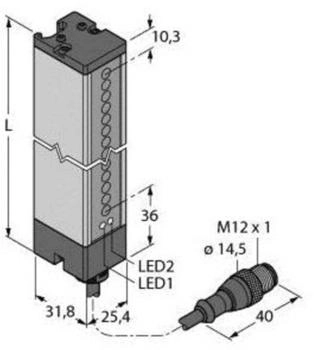 Turck Einweg- LX3EQ Schutzfeldhöhe 67mm (3002661)