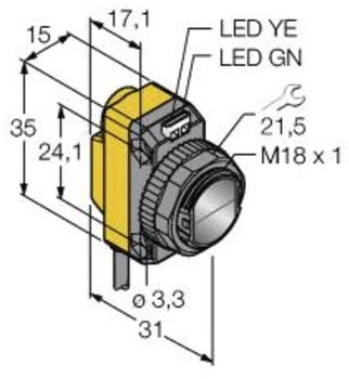 Turck Einweg- QS186E 3061618 1St.