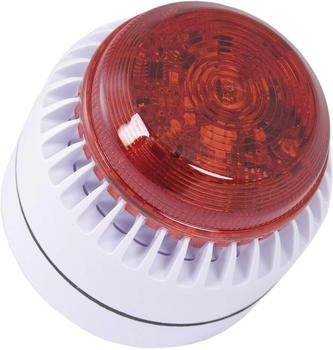 Compro Kombi-Signalgeber ROLP Solista Beacon Weiß Dauerton 12 V/DC 24 V/DC (ROLP/SB/RL/W/D)