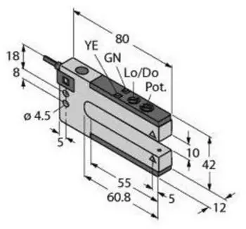 Turck SLM10B6 Gabellichtschranke (3074965)