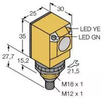 Turck Opto-Sensor Q25AW3RQ1