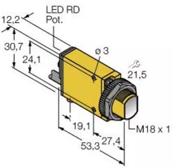 Turck SM31EL Einweglichtschranke Sender (3025724)