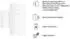 Hombli Bluetooth Kontaktsensor Tür/Fenster, Kabellos, Weiß (HBSC-0109)