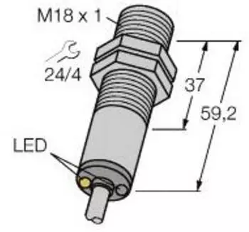 Turck M18SP6L W/30 Reflexionslichtschranke Opto Sensor (3050474)