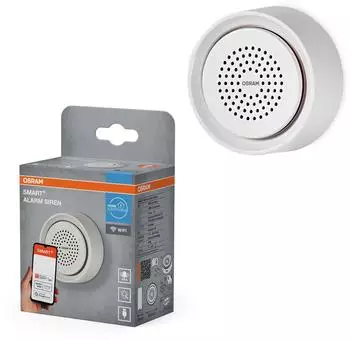 Osram Smart+ WiFi Alarmsirene 90dB, LED-Blinklicht, IP20