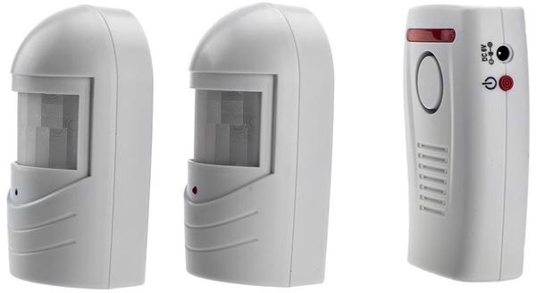 Kobert Goods SP70 drahtloser Wireless Tür- und Fensteralarm 2 Sensoren Einsatz als Alarmanlage, Einbruchsschutz, Home-Security
