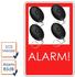 smartwares 4er-Set Mini-Taschenalarm Überfallalarm SOS-Notruf Personen-Alarm 85dB