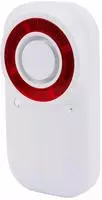 Olympia 6115 Sirene Drahtlose Sirene Drau&szlig;en Rot, Wei&szlig;