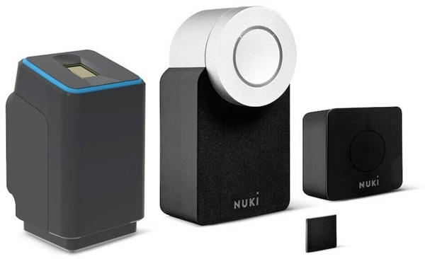 Nuki Combo 2.0 Smart Lock + Bridge + Fingerprint mit Netzteil und Funkübertragung