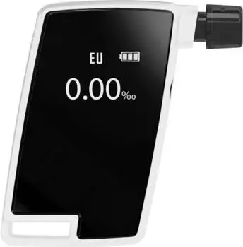 Ace XS Lite Alkoholtester, schwarz/weiß, 0,00–4,00‰ (W885393)
