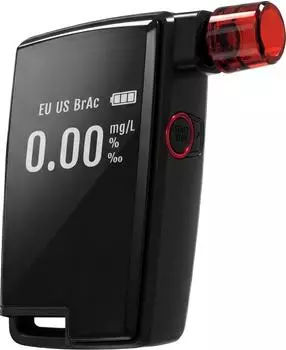 Ace Alkoholtester XS, schwarz, 0,00–4,00‰