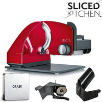 GRAEF M94 Allesschneider - Liebesapfel Rot - Sliced Kitchen - Vollmetall -