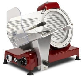 G3 Ferrari Emilia 250 Rosso Aufschnittmaschine mit 250 mm Edelstahlklinge 240W