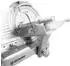 GastroHero Aufschnittmaschine ASM 220 mm Aluminium ASM220