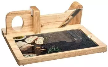 Secret de Gourmet Aufschnittschneider mit Holzbrett