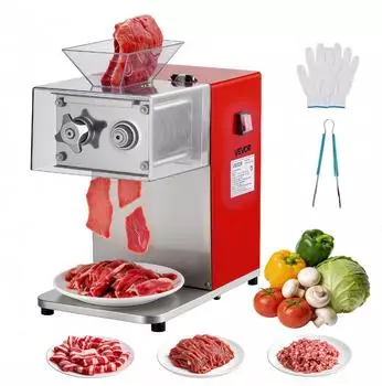 VEVOR Fleischschneidemaschine 850W, 3,5mm Schnittst&auml;rke (850W Meat Cutting Machine)