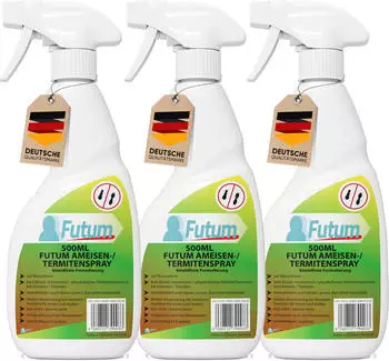 Futum 3x500ml Ameisen- / Termitenspray 1500 ml Spray