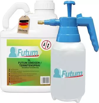 Futum 5L Ameisen- / Termitenspray + 2L Sprüher 5 l Spray