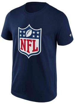 Fanatics NFL Shield Primary Logo GraphicT-Shirt (1108M-NVY-NFL-EG1) blau